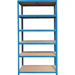 Trestles Bezšroubový policový regál RHU 4010-2000-6 [modrá (RAL 5017)] - x 1000 mm x 400 mm