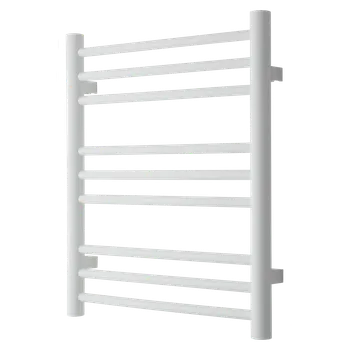 Radiátor Koupelnový radiátor Pivo 9, 500 × 590 mm, 135 W, oblý, teplovodní, bílý&nbsp;P9-500HV