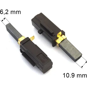 302 uhlíkové kartáče 6,2 x 10,9 mm