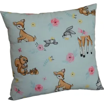 Polštář Šatoli.cz Polštářek 30x30 cm Zvířátka na mentolové