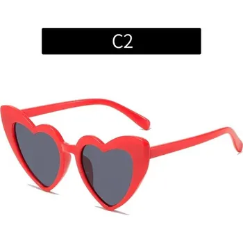 Srdcové letní sluneční brýle unisex | Ochrana před sluncem - C2