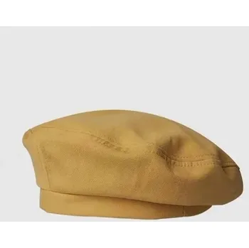 Čepice Dámský letní baret s kšiltem | pokrývka hlavy - žlutá