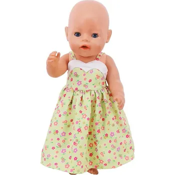 Doplňky (na pláž/na doma/na dovolenou) pro panenku Baby Born či American Girl Varianta: xm45 dlouhé šaty