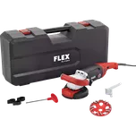 FLEX LD 18-7 125 R, Kit E-Jet, Silná sanační bruska s výkonem 1750 W pro broušení až do rohů, 125 mm