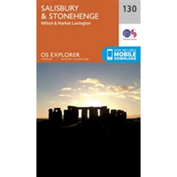 Encyklopedie Salisbury and Stonehenge - Ordnance Survey [EN] (2015, Skládaná mapa, Ordnance Survey)