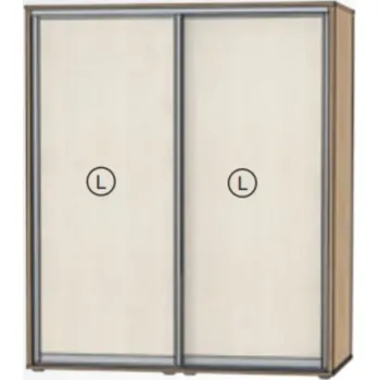 Šatní skříň Monarc Skříň dvoudvéřová Relax (120 - 180 cm) výška skříně: 220 cm, šířka skříně 2dv: 120,4 cm