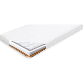 NEW BABY Dětská matrace STANDARD 120x60x11 cm pohanka-pěna-kokos bílá 120x60x11 bílá