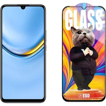 3D Ochranné tvrzené sklo na Honor Play 20A - Mr. Cat ESD