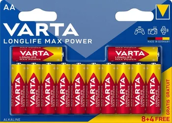 Článková baterie Varta Longlife Max Power AA