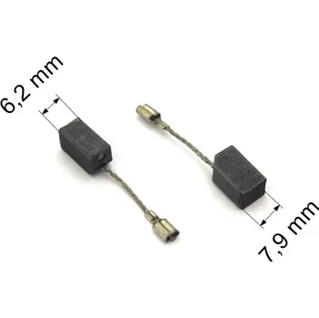 072 uhlíkové kartáče 6,2 x 7,9 mm