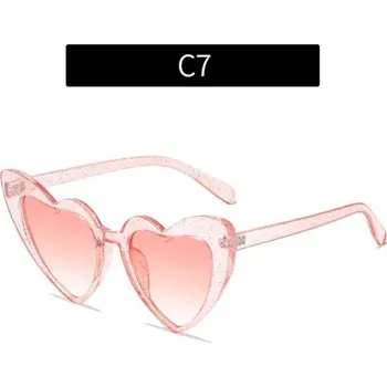 Srdcové letní sluneční brýle unisex | Ochrana před sluncem - c7