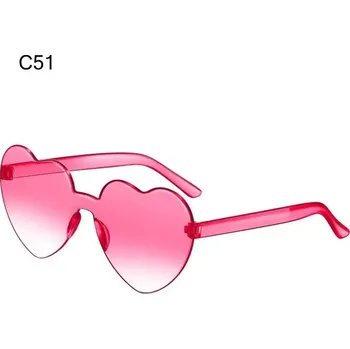 Sluneční brýle Srdcové barevné sluneční brýle na party | Ochrana před sluncem - C51