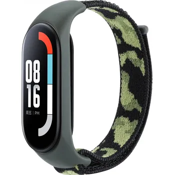 Příslušenství k chytrým hodinkám Nylonový řemínek kamufláž Mi Band 3/4/5/6/7 Barevná varianta: Žlutá kamufláž