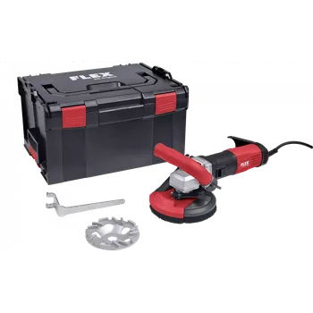 satinační bruska FLEX LD 16-8 125 R, Kit TH-Jet, Kompaktní sanační bruska pro bezprašné práce až do rohů, 125 mm