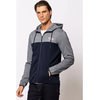 Pánská mikina Heavy Tools pánská mikina na zip Sorek tmavě modrá Velikost: XL