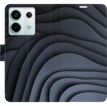 Pouzdro na mobilní telefon Flipové pouzdro iSaprio - Dark Waves - Xiaomi Redmi Note 13 Pro 5G / Poco X6 5G