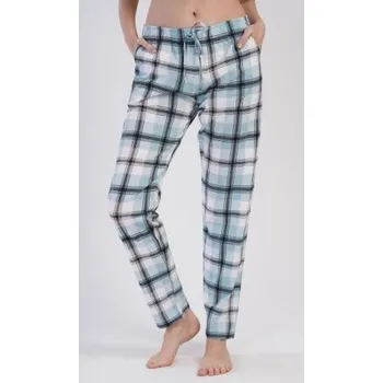 Dámské pyžamo Dámské pyžamové kalhoty Vienetta Secret Kristýna mentolová S