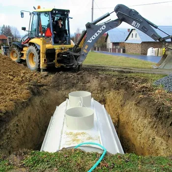 Čistička odpadních vod Sineko NAUTILUS 7 m³ NA KLÍČ XL – plastový tříkomorový septik bez starostí