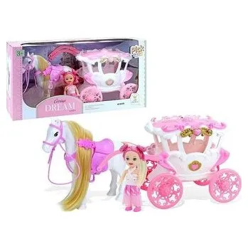 Panenka Karoca z koniem i lalką 8cm