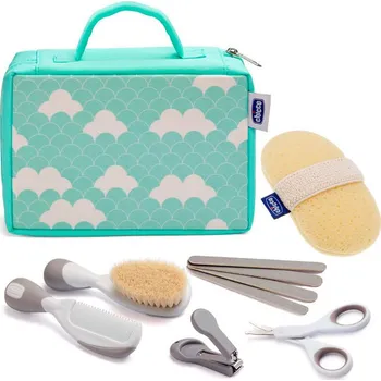 Dětská postýlka CHICCO Cestovní hygienická sada pro děti 6v0 23x9x15 tyrkysová