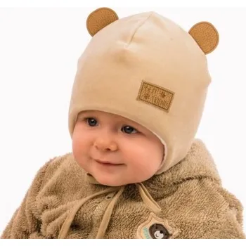 Kojenecká čepice Marika Kojenecká čepice 3431 barva: šedá, Rozměr: 42