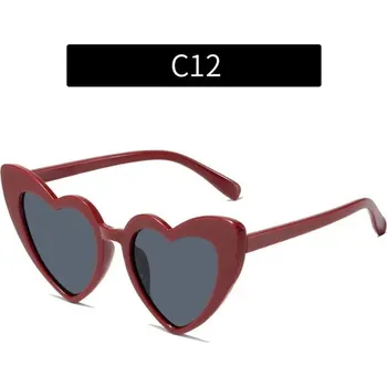 Srdcové letní sluneční brýle unisex | Ochrana před sluncem - C12