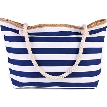 Plážová taška Plážová dámská taška s velkou kapacitou | Nákupní kabela - modrý