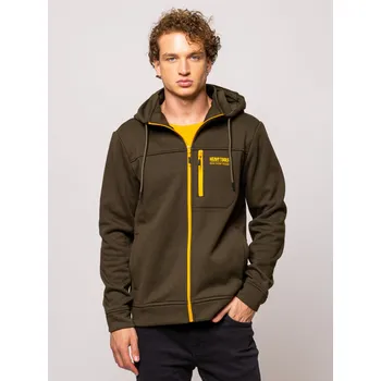 Pánská mikina Heavy Tools pánská mikina na zip Spike khaki Velikost: XL