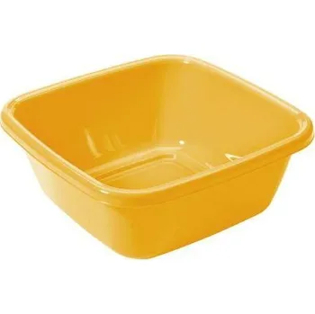 Umyvadlo Čtvercový lavor - umyvadlo Tontarelli 9l, 34 x 34 x 13,5 cm (oranžová)