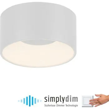 JUST LIGHT LED stropní svítidlo bílé průměr 16cm stmívatelné SimplyDim 3000K LD 14325-16