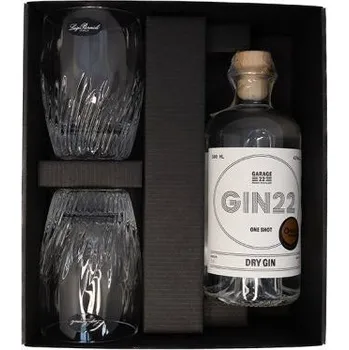 Gin Garage22 Gin22 0,5l 42% + 2x sklo GB