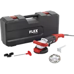 FLEX LD 18-7 125 R, Kit TH-Jet, Silná sanační bruska s výkonem 1750 W pro broušení až do rohů, 125 mm