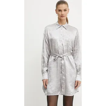 Dámské šaty Šaty Pinko stříbrná barva, mini, 104424 A285 104424.A285 SLV, vel. 38