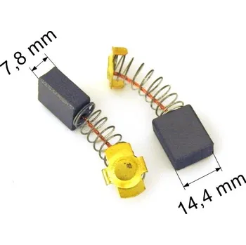 061 uhlíkové kartáče 7,8 x 14,4 mm