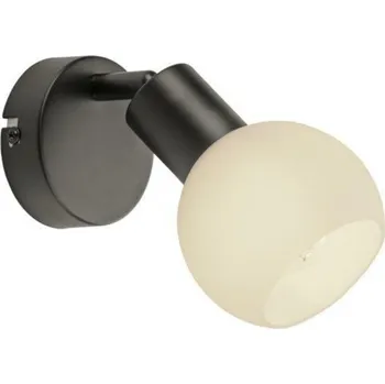 JUST LIGHT LED nástěnné a stropní svítidlo 1 ramenné černé otočný spot 3000K LD 12150-18