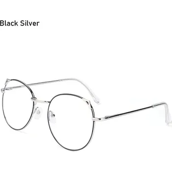 Brýlová obroučka Brýle proti modrému světlu pro ženy | Ochrana před modrým světlem - Černá Stříbrná
