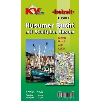 KVplan Freizeit Husumer Bucht mit Stadtplan Husum