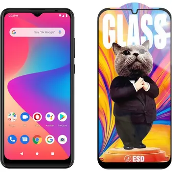 3D Ochranné tvrzené sklo na Blu G50 Mega - Mr. Cat ESD