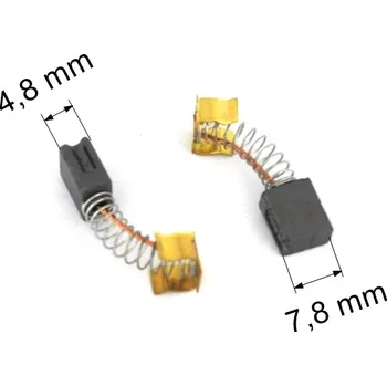 059 uhlíkové kartáče 4,8 x 7,8 mm