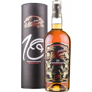 Rum Ron Millonario Aniversario Reserva 10y 40% 0,7 l (tuba)