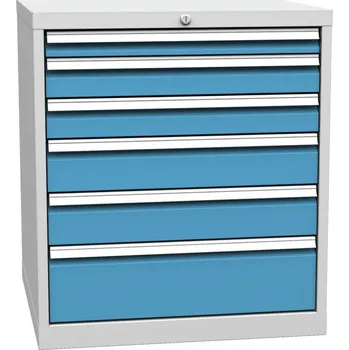 Dílenský stůl KOVOS Stolový kontejner DPK 03D [červená]