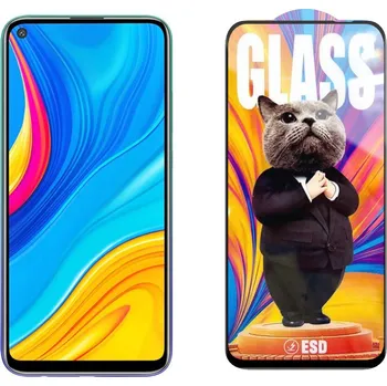 3D Ochranné tvrzené sklo na Huawei Enjoy 10 - Mr. Cat ESD