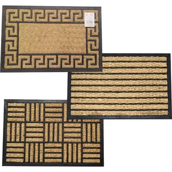 Rohožka Rohož kokosová s gumou 40 x 60 cm, mix vzorů