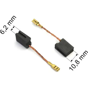 Zábradlí 119 uhlíkové kartáče 6,2 x 10,8 mm