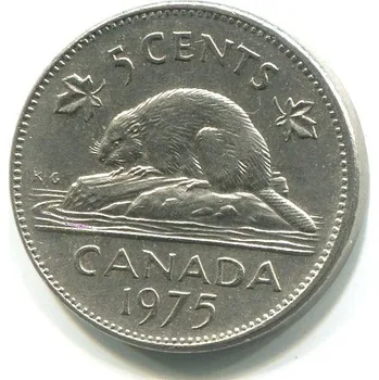 KANADA. 5 cents 1975. KM-60.1