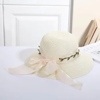 Klobouk Dámský plážový sluneční klobouk | Ochrana před sluncem - C-Bílá,56-58 cm