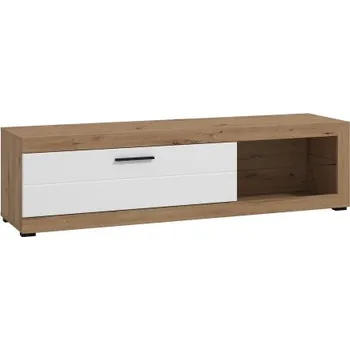 Televizní stolek TV stolek Ronja - dub/bílá