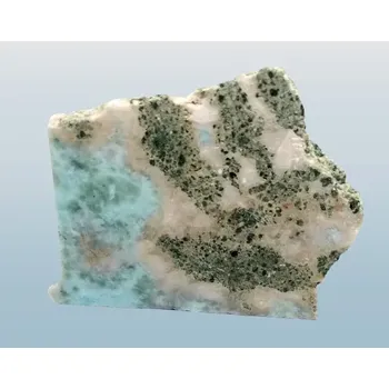 Larimar plátek částečně leštěný 207 g