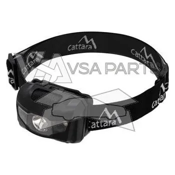 Čelovka CATTARA Svítilna čelová LED (1+2 LED, 4 režimy, 3x AAA, 80lm)