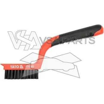 Drátěný kartáč YATO Kartáč drátěný ruční, L = 180 mm, 5 řad